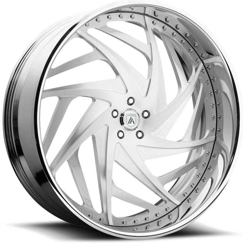 Asanti AF863 3PC  Wheels Brushed