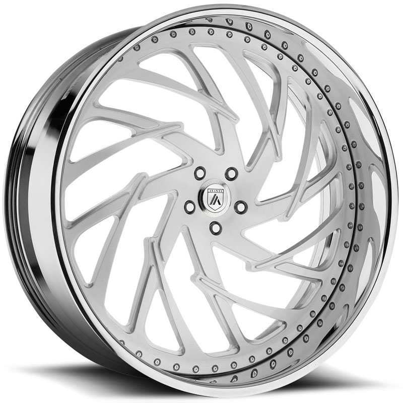 Asanti AF864 2PC  Wheels Brushed