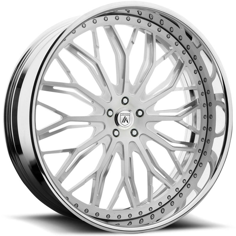 Asanti AF866 2PC  Wheels Brushed