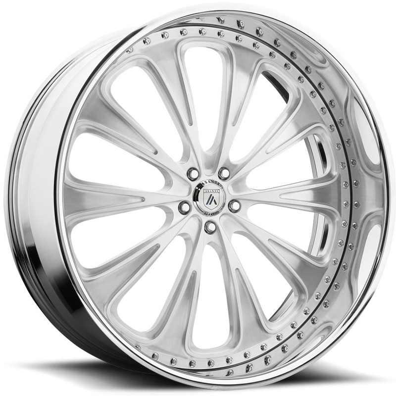 Asanti AF867 2PC  Wheels Brushed