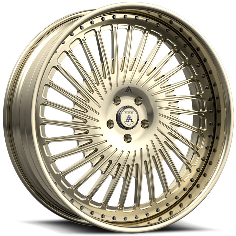 Asanti AF872 2PC  Wheels Gold