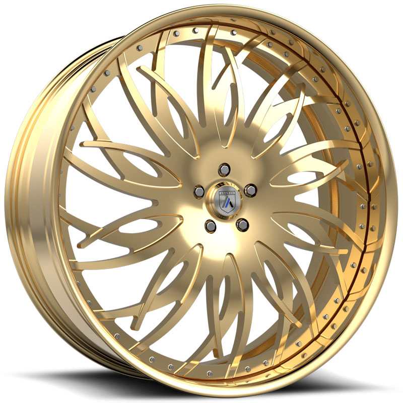 Asanti FS17 2PC  Wheels Gold