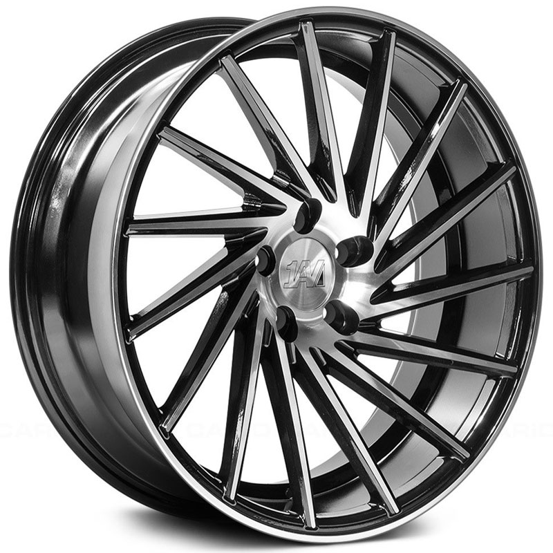 Axe 1AV ZX1  Wheels Gloss Black Machined Face