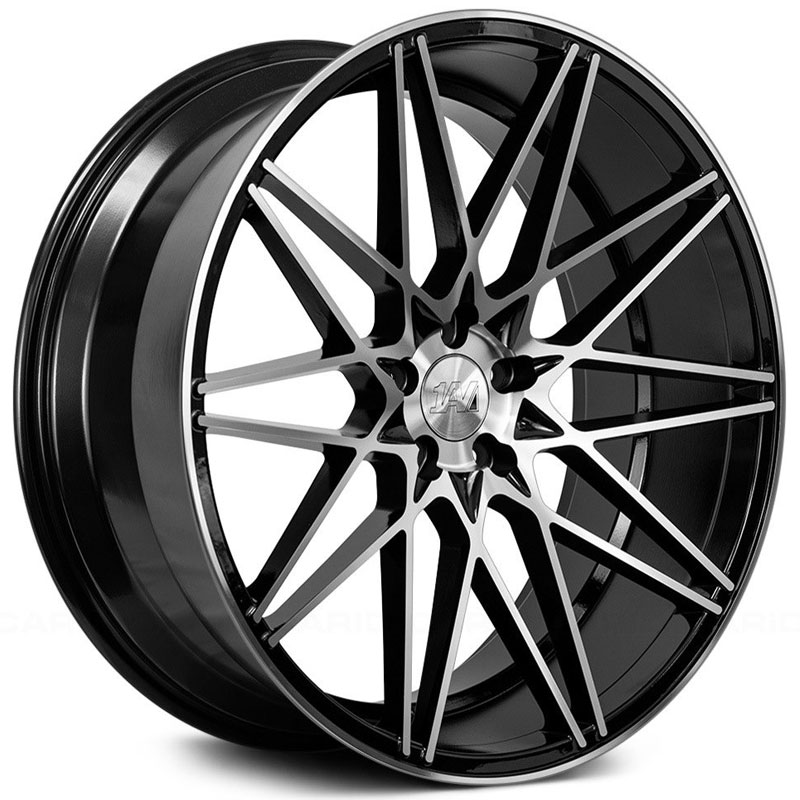 Axe 1AV ZX4  Wheels Gloss Black Machined Face