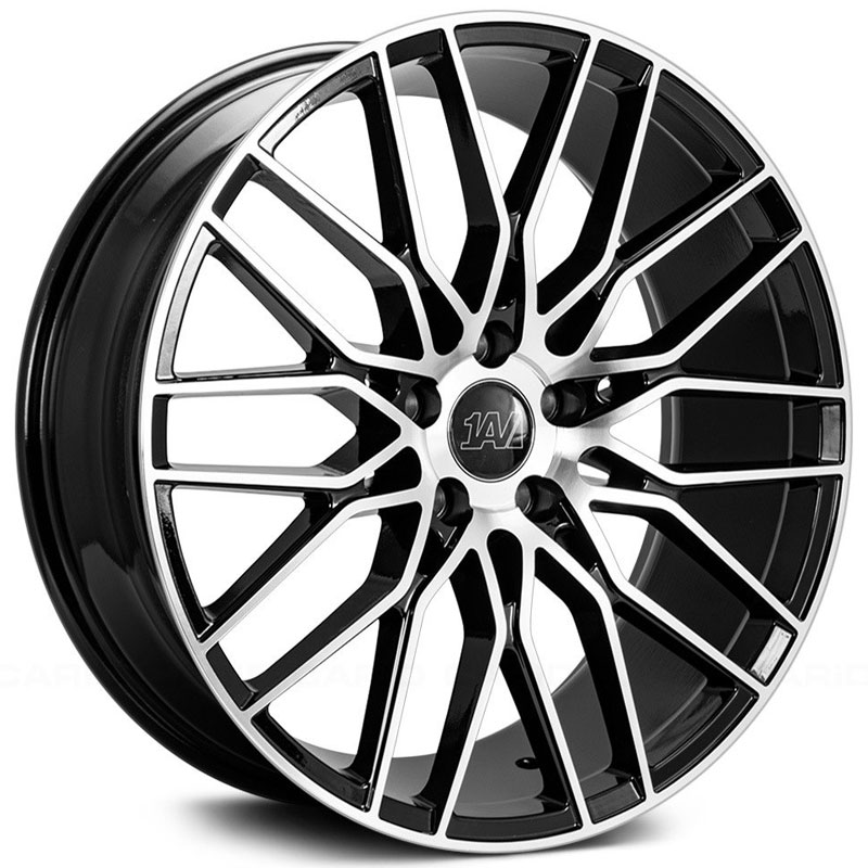 Axe 1AV ZX8  Wheels Gloss Black Polished Face