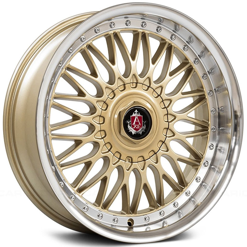 Axe EX10  Wheels Gold w/ Polished Lip