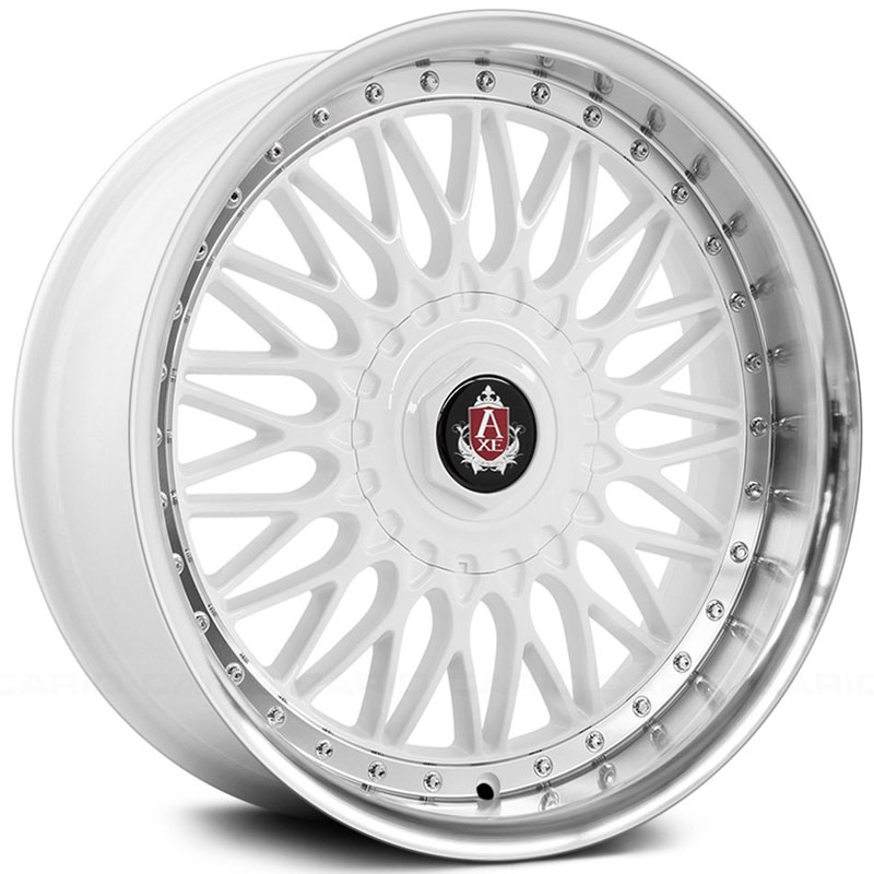 Axe EX10  Wheels White w/ Polished Lip