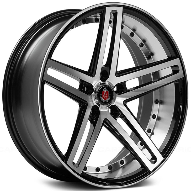 Axe EX20  Wheels Gloss Black Machined Face