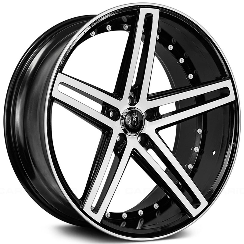 Axe EX20  Wheels Gloss Black White Face