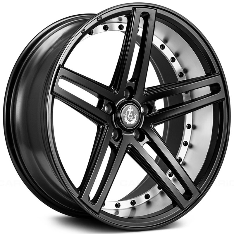 Axe EX20  Wheels Satin Black w/ Machined Barrel