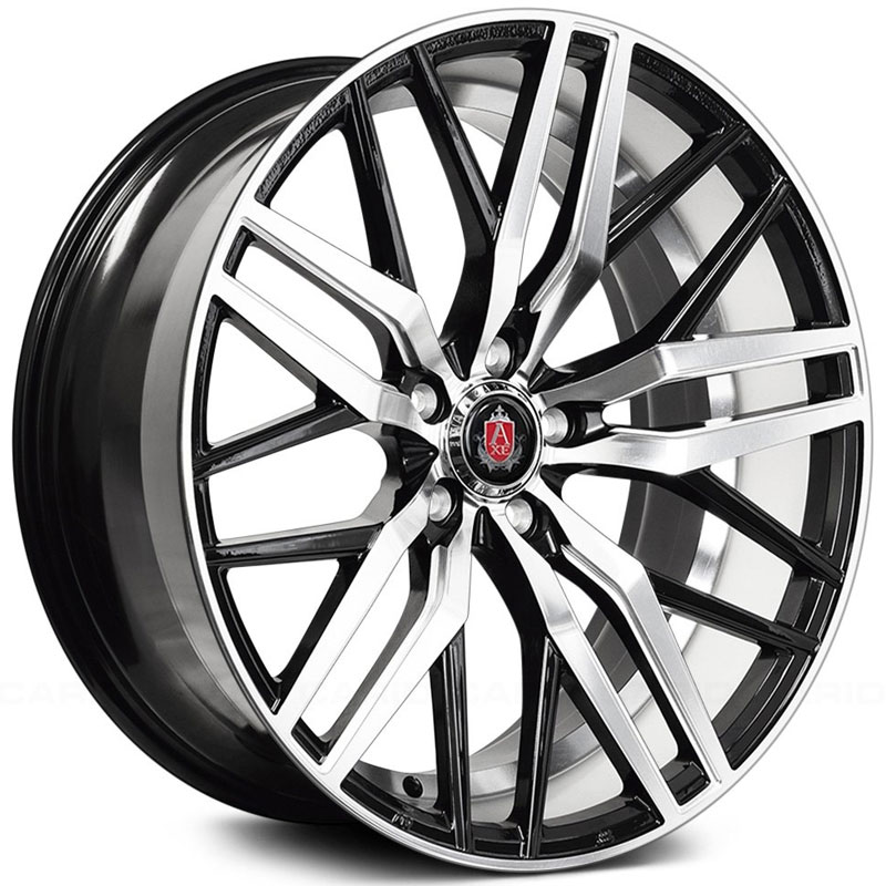 Axe EX30  Wheels Gloss Black Machined Face