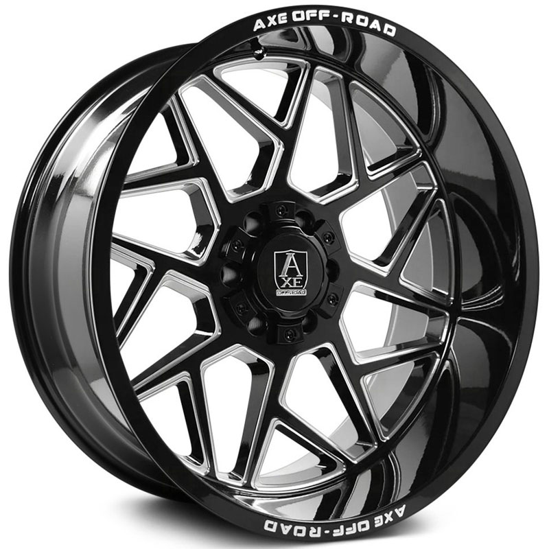 Axe Nemesis  Wheels Gloss Black Milled