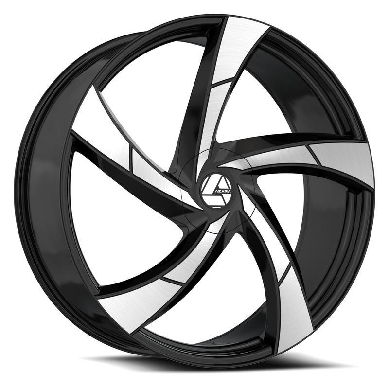 Azara Wheels AZA-524  Wheels Gloss Black Machined