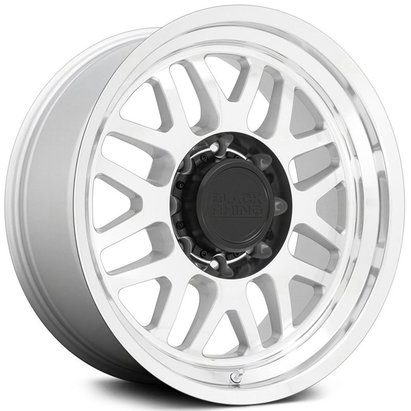 Black Rhino Delta  Wheels Gloss Silver w/ Mirror Face & Lip