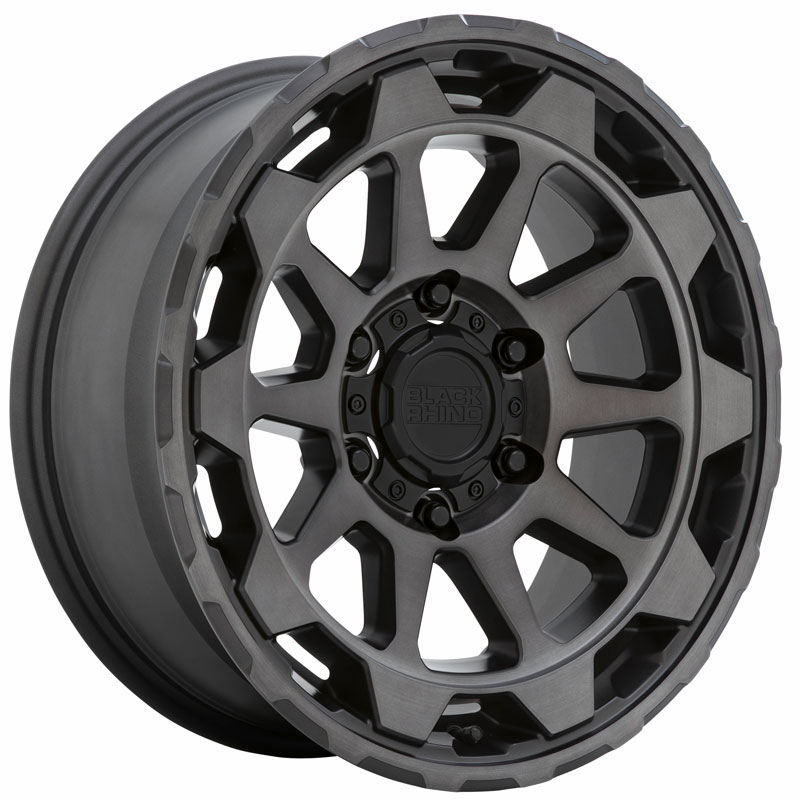 Black Rhino Rotor  Wheels Matte Gunmetal w/ Brushed Face