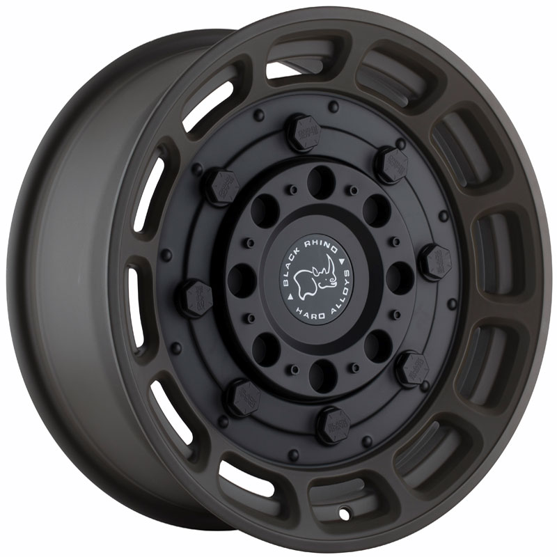 Black Rhino Warthog  Wheels Oliver Drab Green w/ Black Center