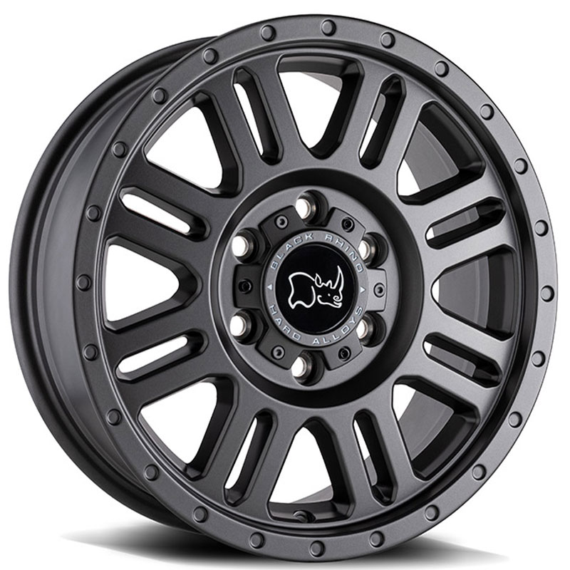 Black Rhino Yellowstone  Wheels Matte Gunmetal