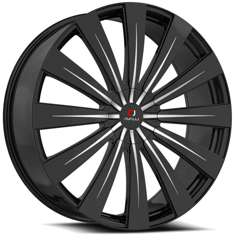 Cavallo CLV-49  Wheels Gloss Black Machined