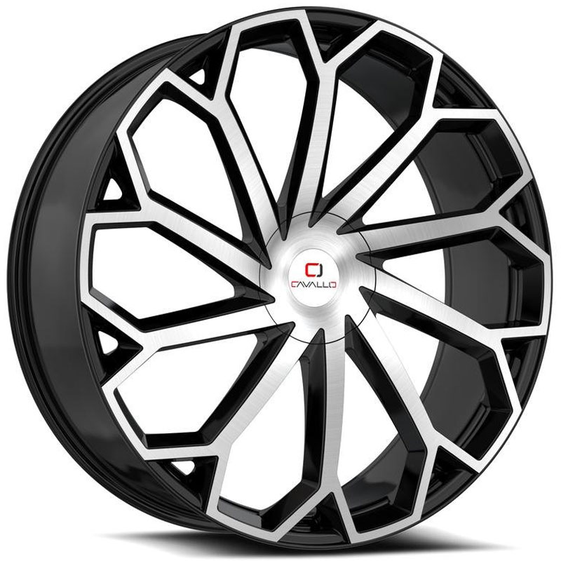 Cavallo CLV-51  Wheels Gloss Black Machined