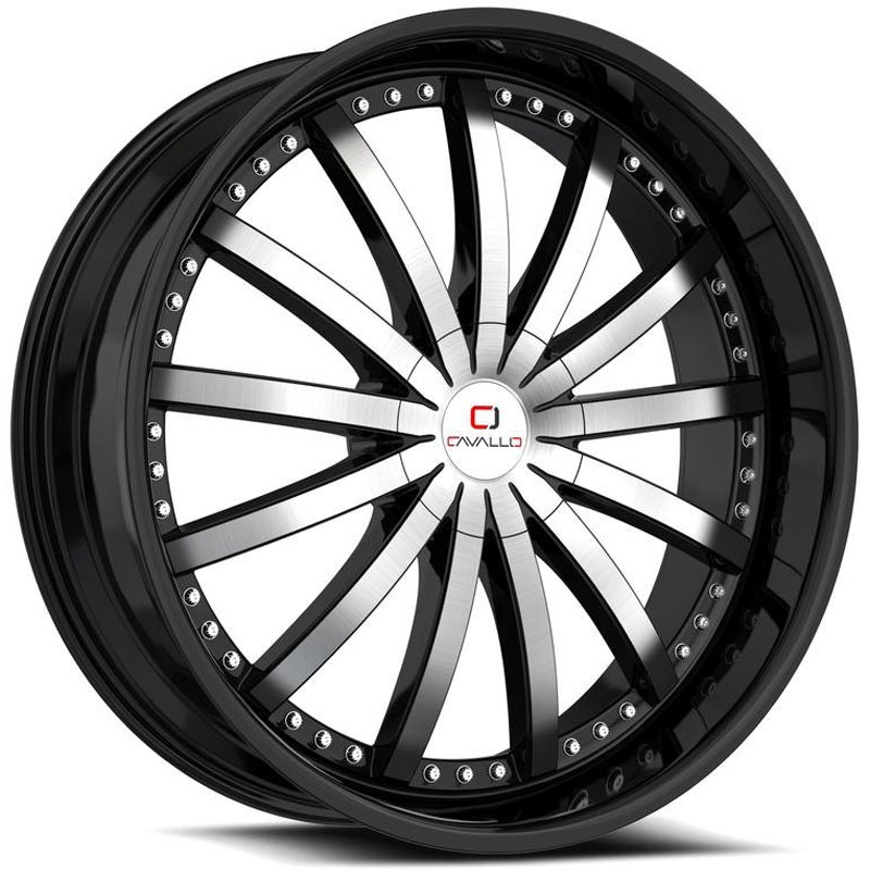 Cavallo CLV-53  Wheels Gloss Black Machined