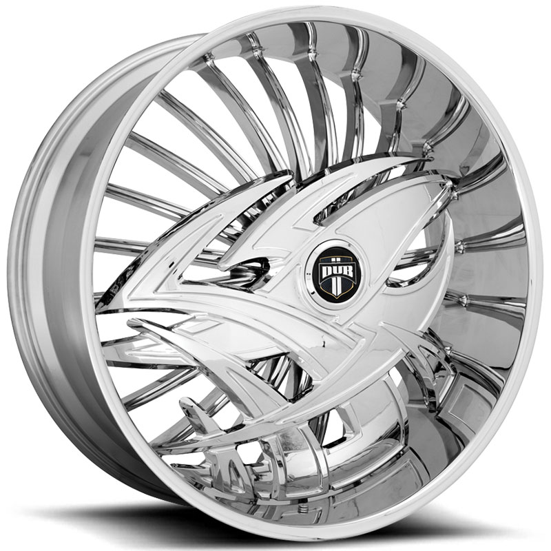 Dub S607 Razz Skirt   Wheels Chrome