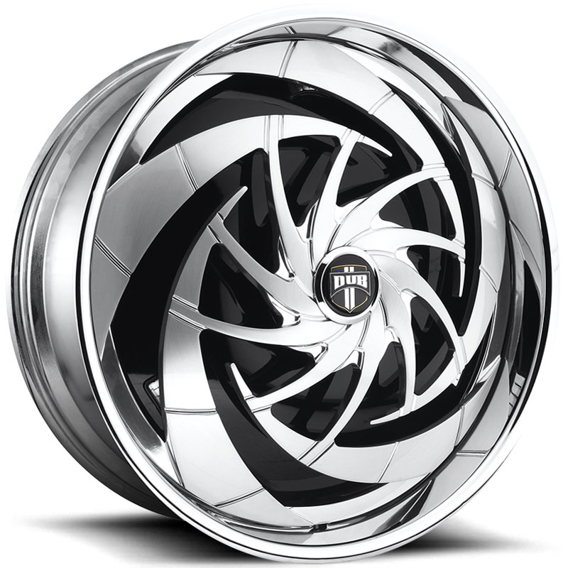 Dub S816 Choppa Spinner  Wheels Brushed