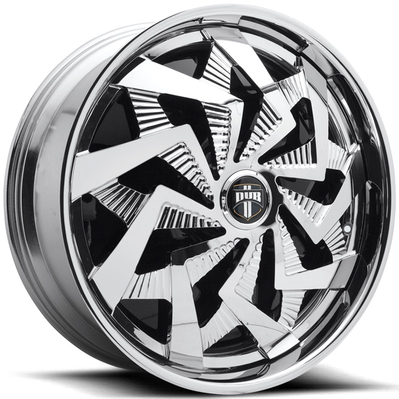 Dub S823 Chop Spinner  Wheels Polished