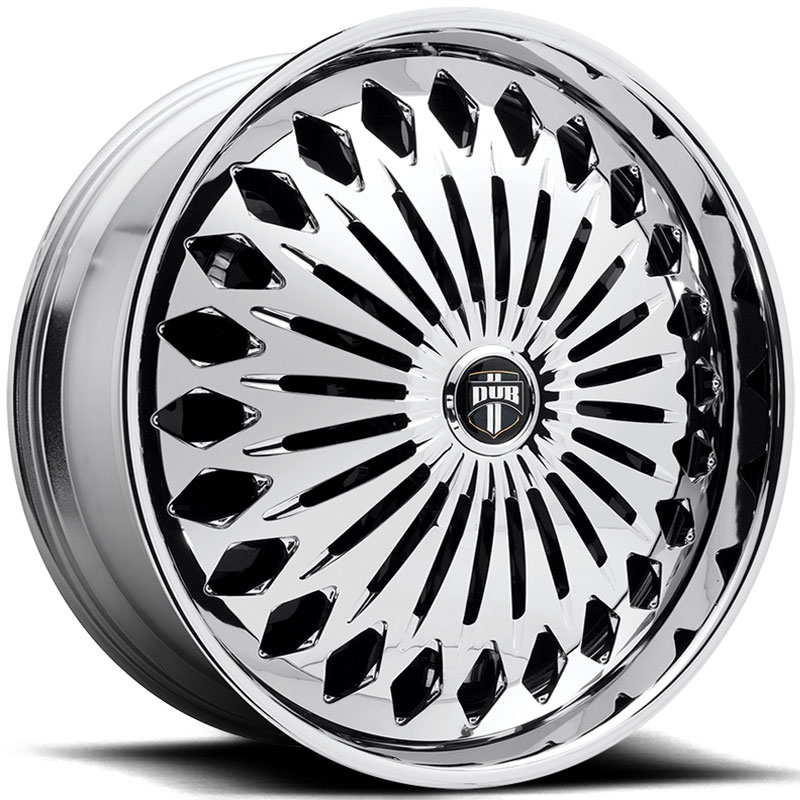 Dub S827 Euphoric Spinner  Wheels Chrome