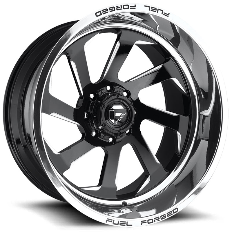 Fuel Forged FFC39  Wheels Gloss Black Polished Lip