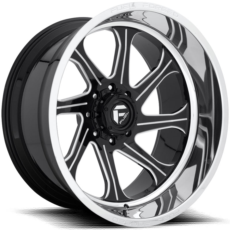 Fuel Forged FFC79  Wheels Gloss Black Polished Lip