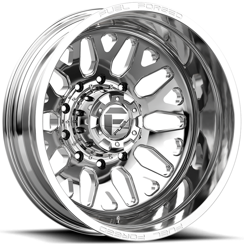 Fuel Forged FF19D Dually  Wheels Polished Rear