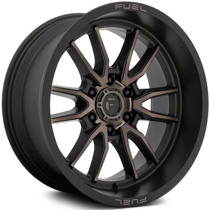 Fuel D762 Clash  Wheels Matte Black Double Dark Tint