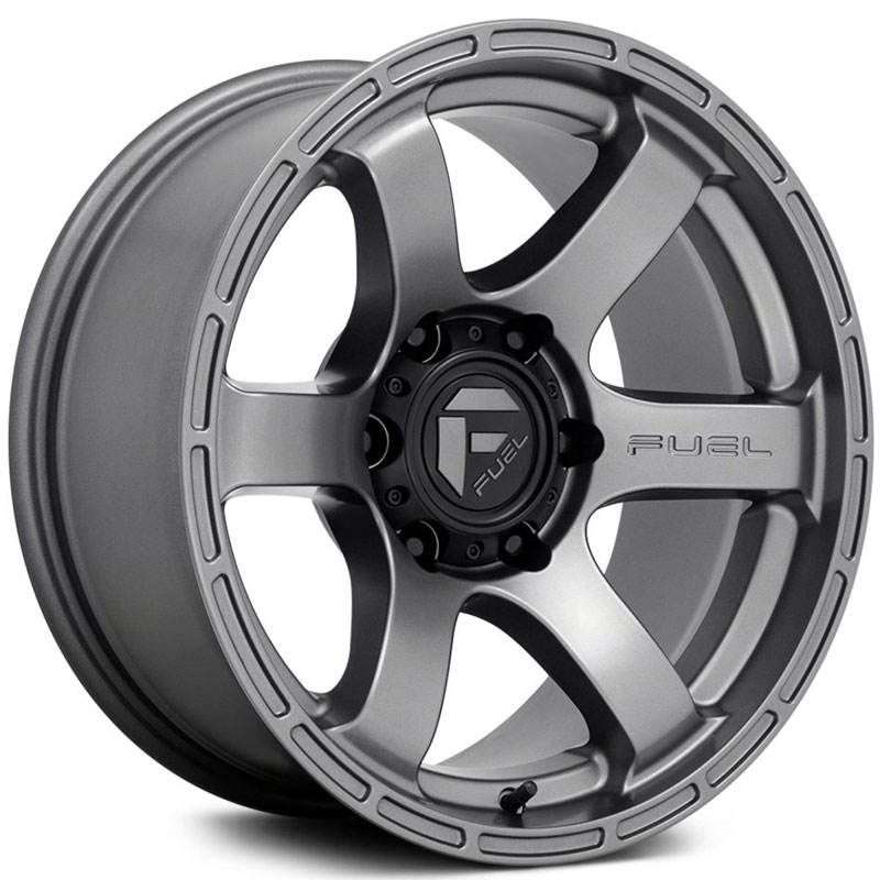 Fuel D767 Rush  Wheels Matte Gun Metal