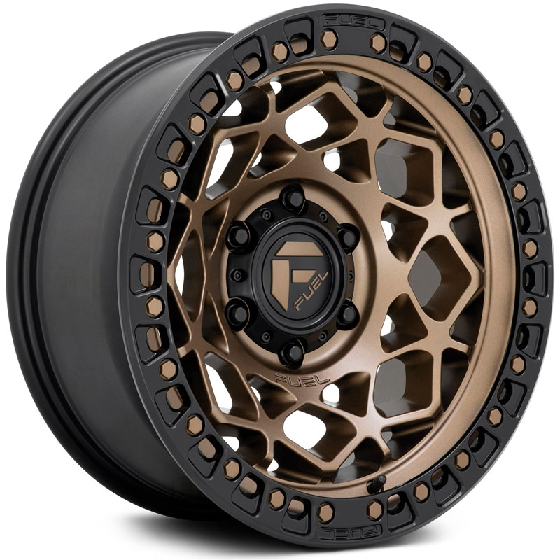 Fuel D785 Unit  Wheels Bronze w/ Matte Black Ring