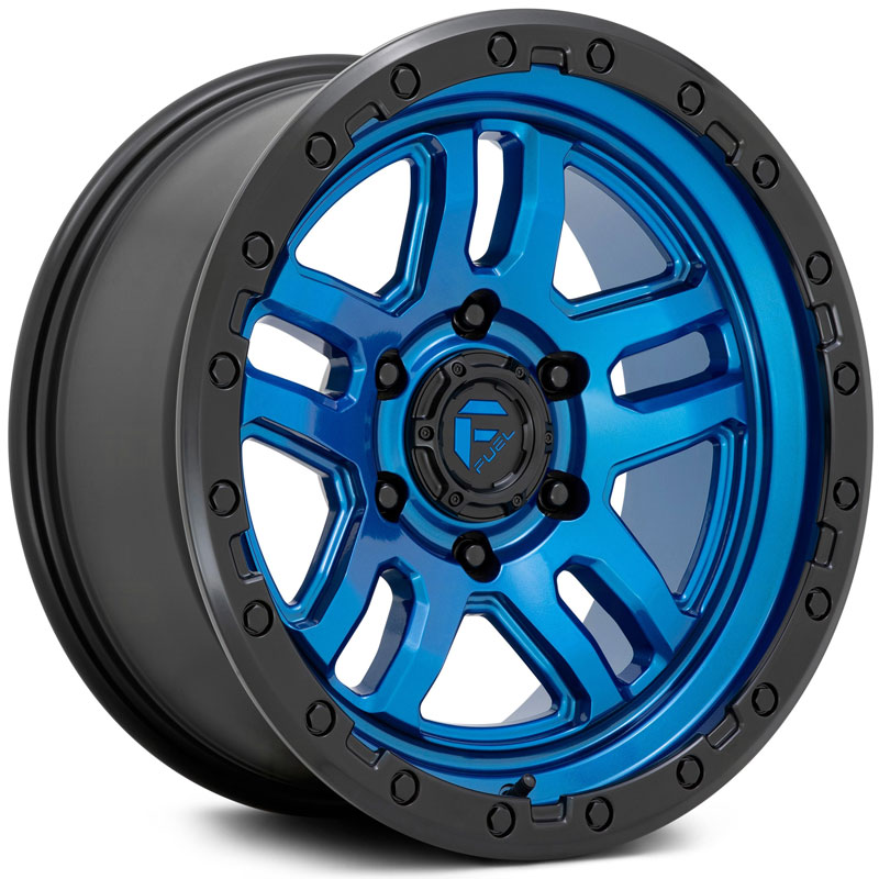 Fuel D790 Ammo  Wheels Blue w/ Black Lip