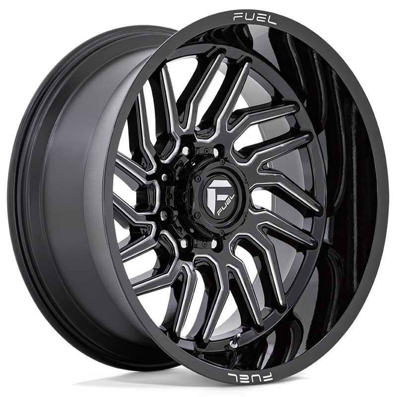 Fuel D807 Hurricane  Wheels Gloss Black Milled