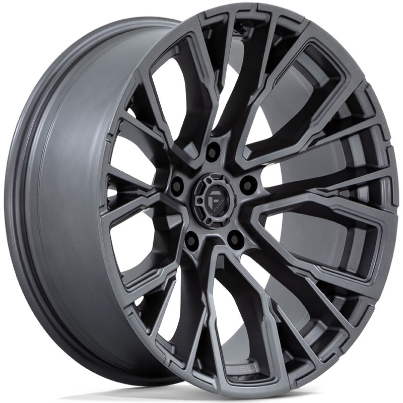 Fuel D848 Rebar  Wheels Matte Gunmetal