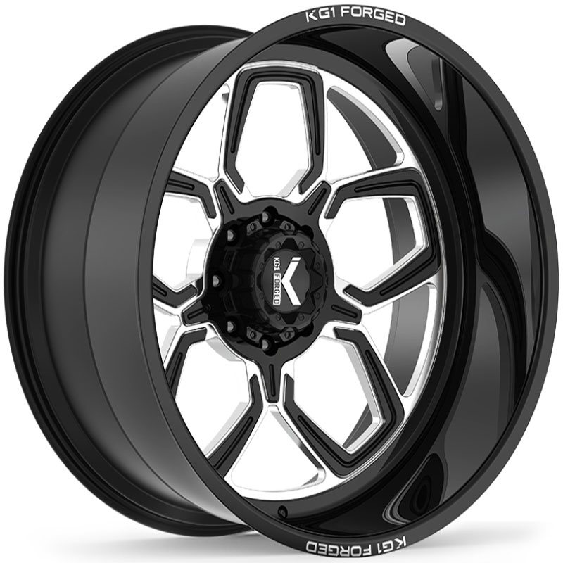 KG1 Forged KC016 Gear  Wheels Gloss Black Machined