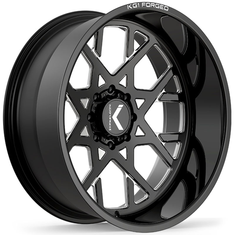 KG1 Forged KC021 Killshot  Wheels Gloss Black Machined