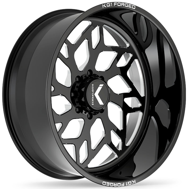 KG1 Forged KF021 Kreator  Wheels Gloss Black Machined