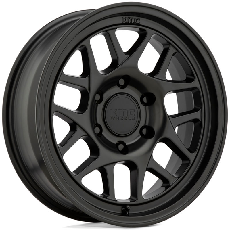 KMC KM717 Bully OL  Wheels Satin Black