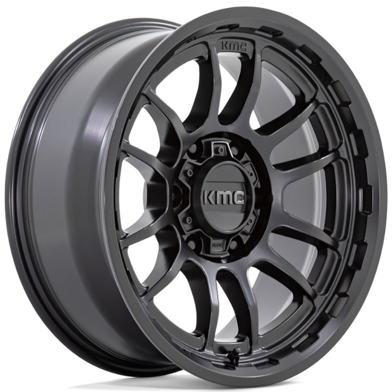 KMC KM727 Wrath  Wheels Satin Black