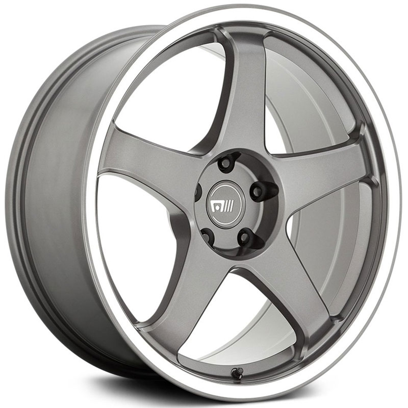 Motegi Racing MR151 CS5  Wheels Gunmetal w/ Machined Lip