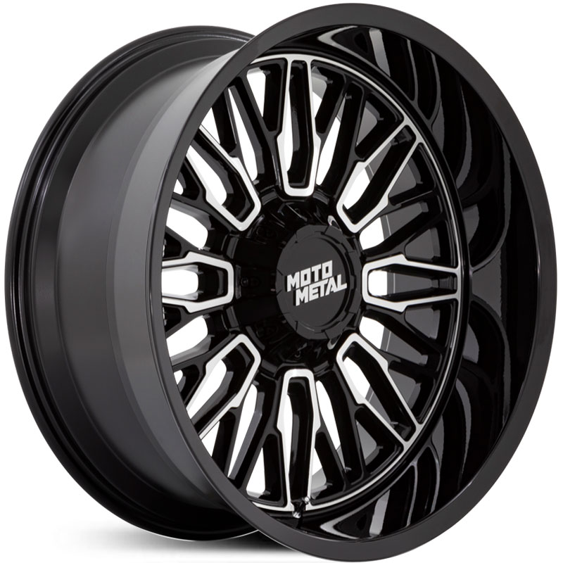 Moto Metal MO809 Stinger  Wheels Gloss Black Machined