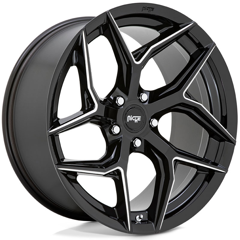 Niche M266 Torsion  Wheels Gloss Black Milled