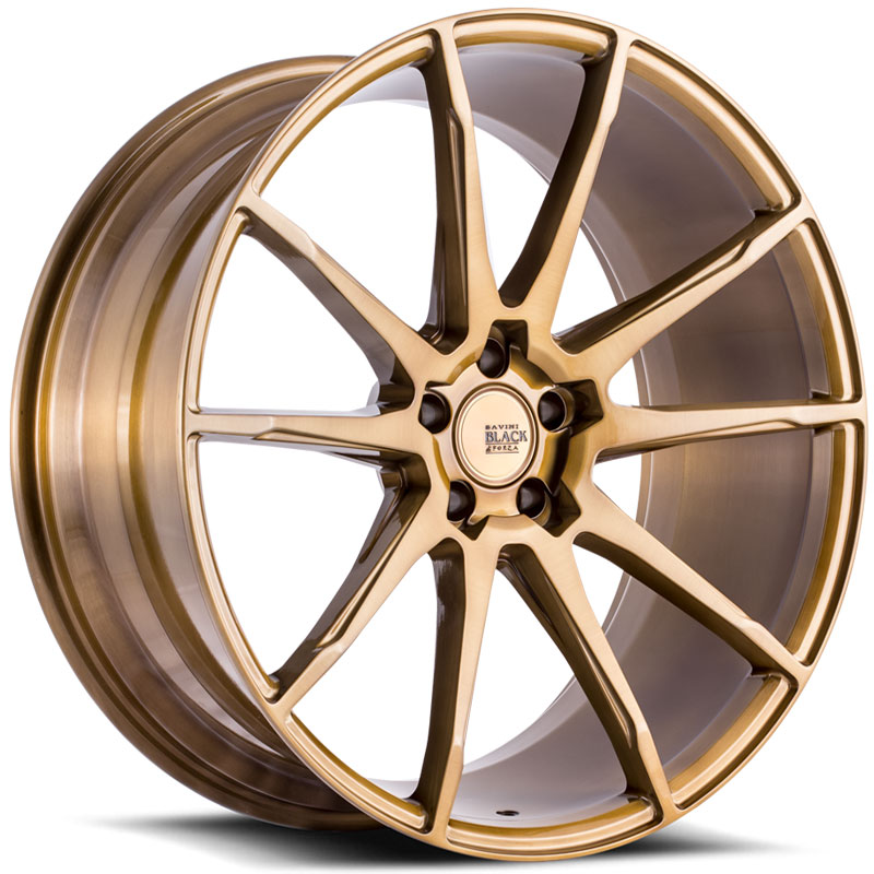 Savini Black Di Forza BM12  Wheels Brushed Bronze