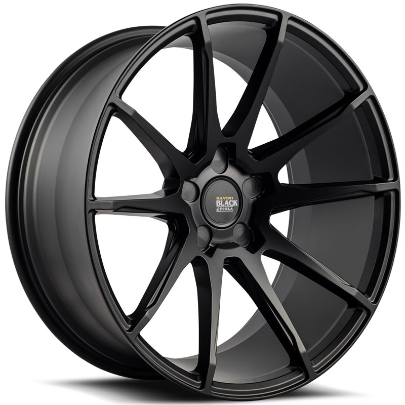 Savini Black Di Forza BM12  Wheels Matte Black