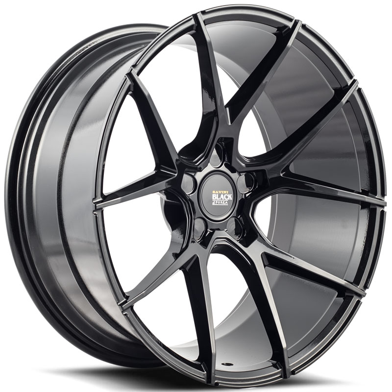 Savini Black Di Forza BM14  Wheels Gloss Black