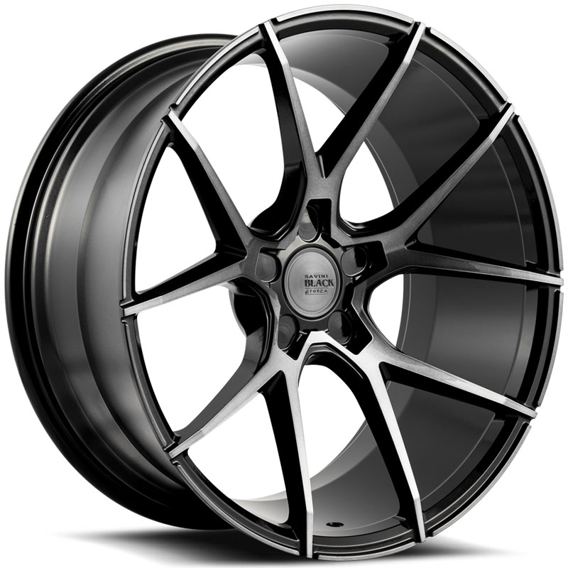 Savini Black Di Forza BM14  Wheels Gloss Black DDT