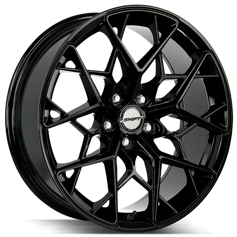 Shift Piston  Wheels Gloss Black